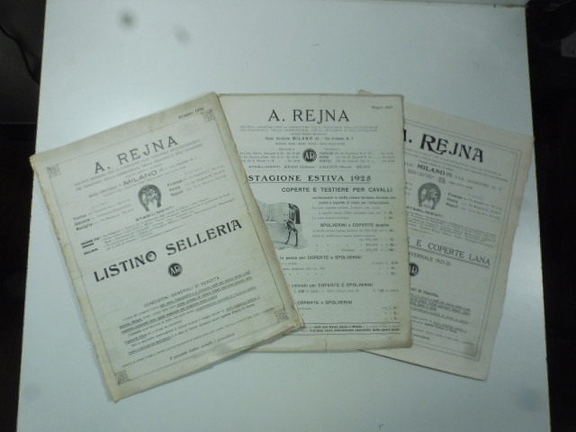 A. Rejna. Listino selleria, giugno 1924